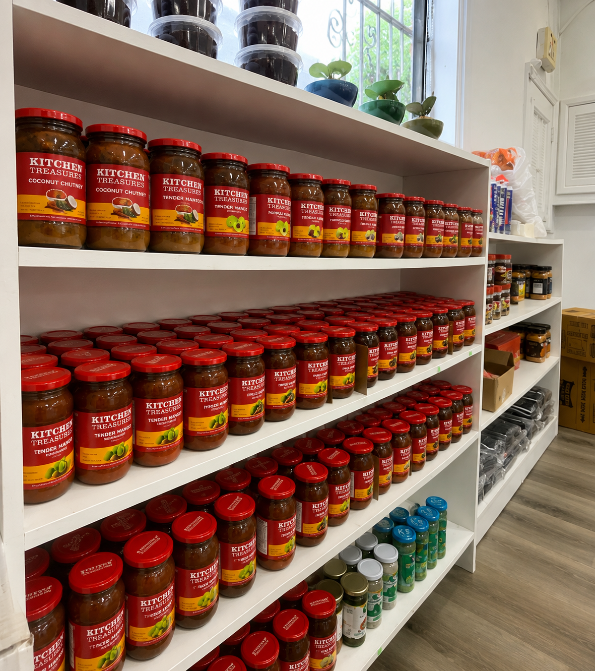 Kitchen treasures and specialty sauces
